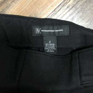 Women’s INC dress pants - black, size 2